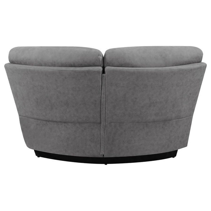 Higgins Upholstered Armless / Wedge Chair Grey