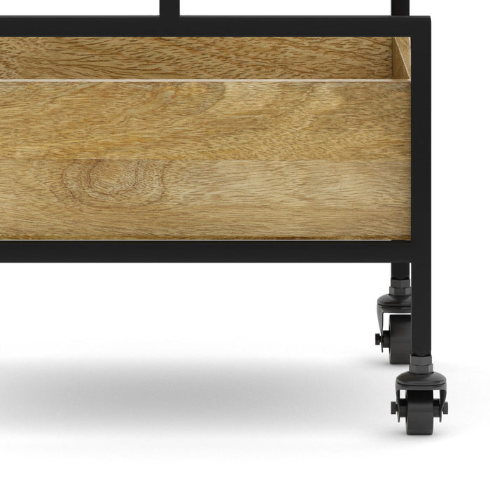 Hobbs - Bar Cart - Natural by Simpli-Home | Bel Furniture