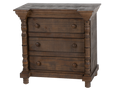 Honeywood Solid wood 3-Drawer Nightstand