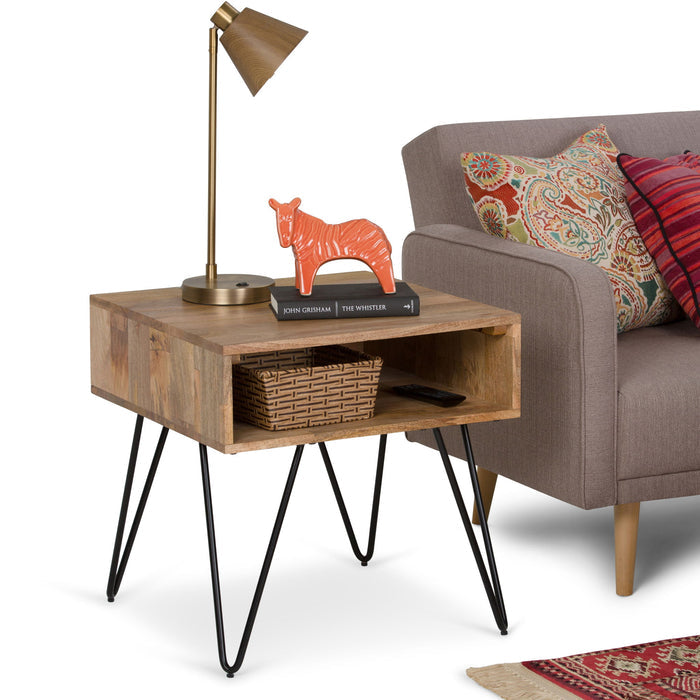 Hunter - End Table - Natural by Simpli-Home | Bel Furniture