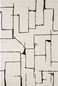 .Hunter Ivory Power-Loomed Area Rug 6' 6" x 9' 0"