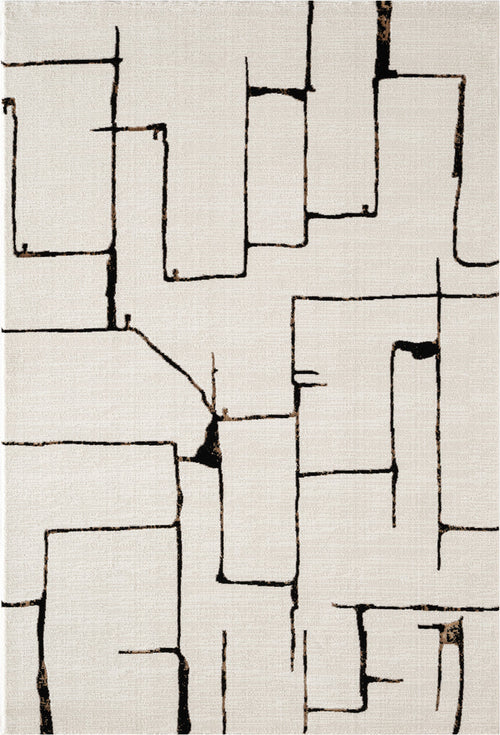.Hunter Ivory Power-Loomed Area Rug 6' 6" x 9' 0"