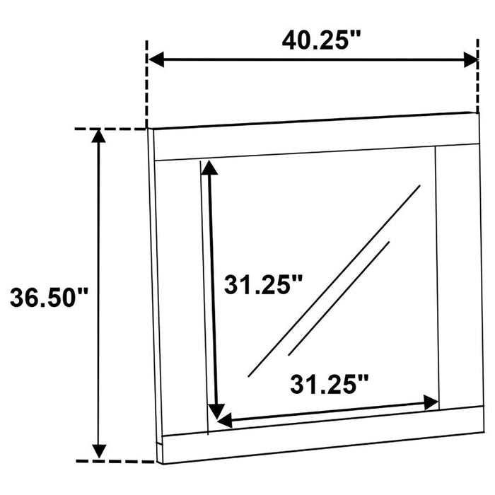 Hyland - Dresser Mirror - Natural