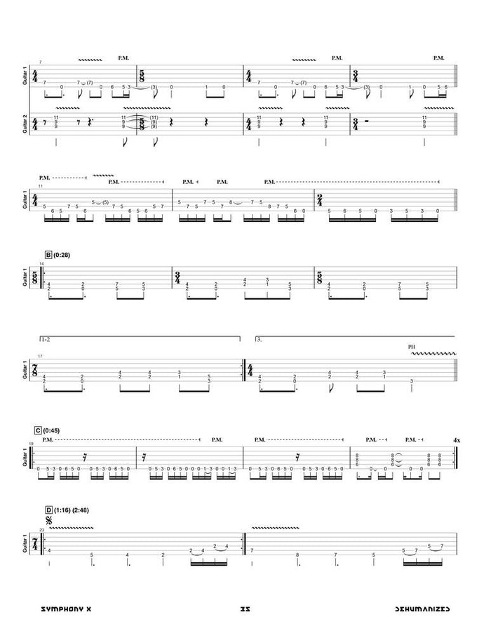 Printed Guitar Book, Digital Guitar Book