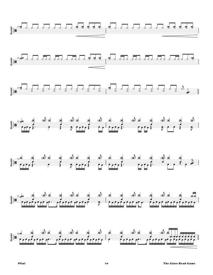 Printed Drum Book, Digital Drum Book