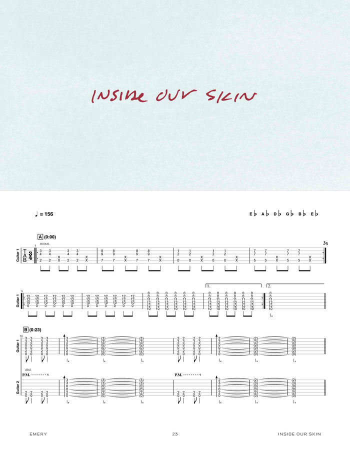 Printed Guitar Book, Digital Guitar Book