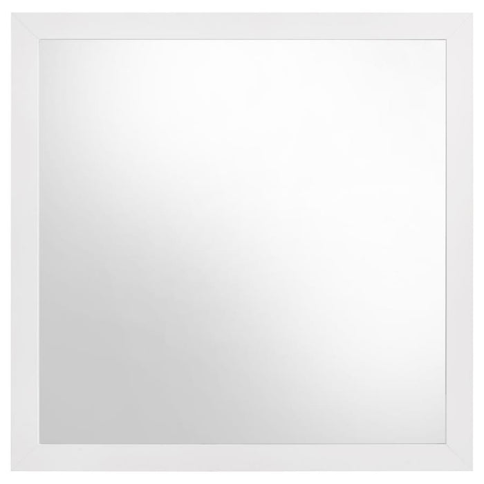 Ines - Dresser Mirror Holographic - White High Gloss