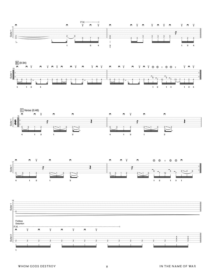 Printed Guitar Book