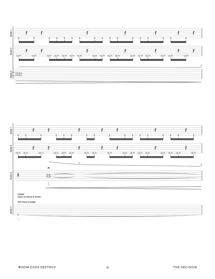 Printed Guitar Book