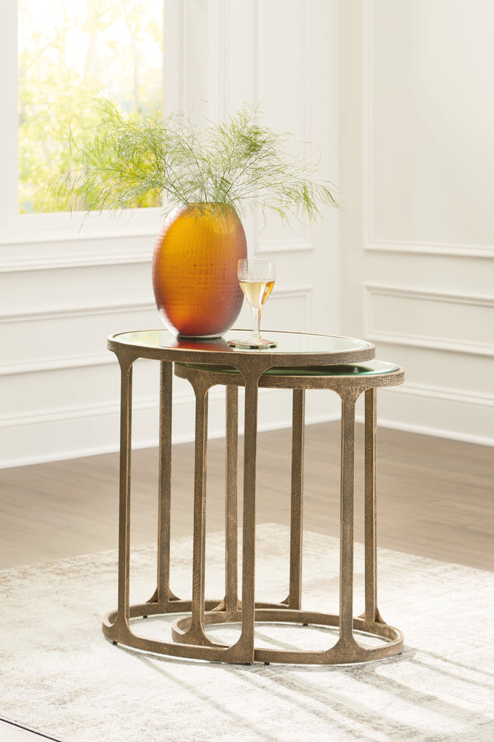 Irmaleigh - Antique Black - Accent Table Set (Set of 2) by Signature Design by Ashley® | Bel Furniture