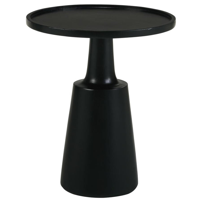 Ixia Round Solid Mango Wood Accent Side Table