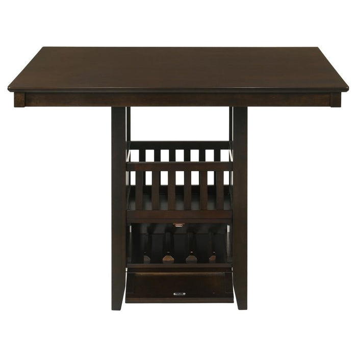 Jaden - Square Counter Height Dining Table - Espresso