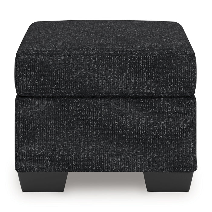 Jasmine Peaks - Ottoman - Coal - view 5