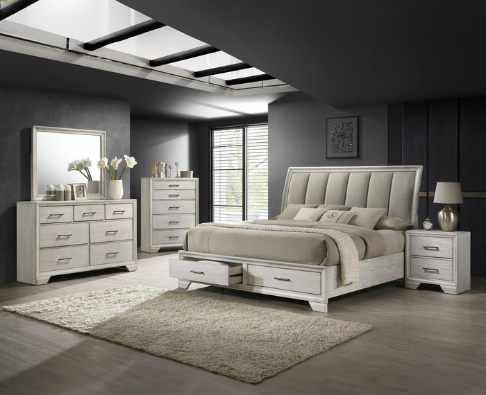 Jaymes Night Stand White Mist