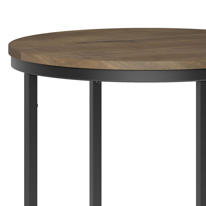 Jenna - Handcrafted Round Side Table - view 4