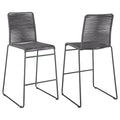 Dark Gray / 23.5"W x 23.75"D x 46"H