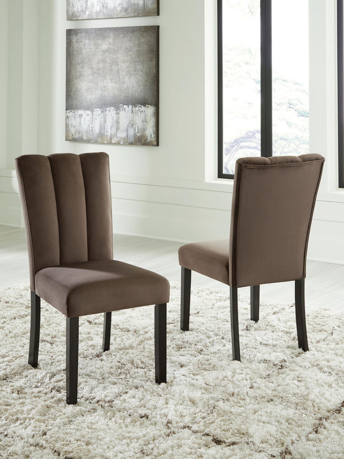 Jeshina - Dining Upholstered Side Chair (Set of 2) - Mocha - view 2