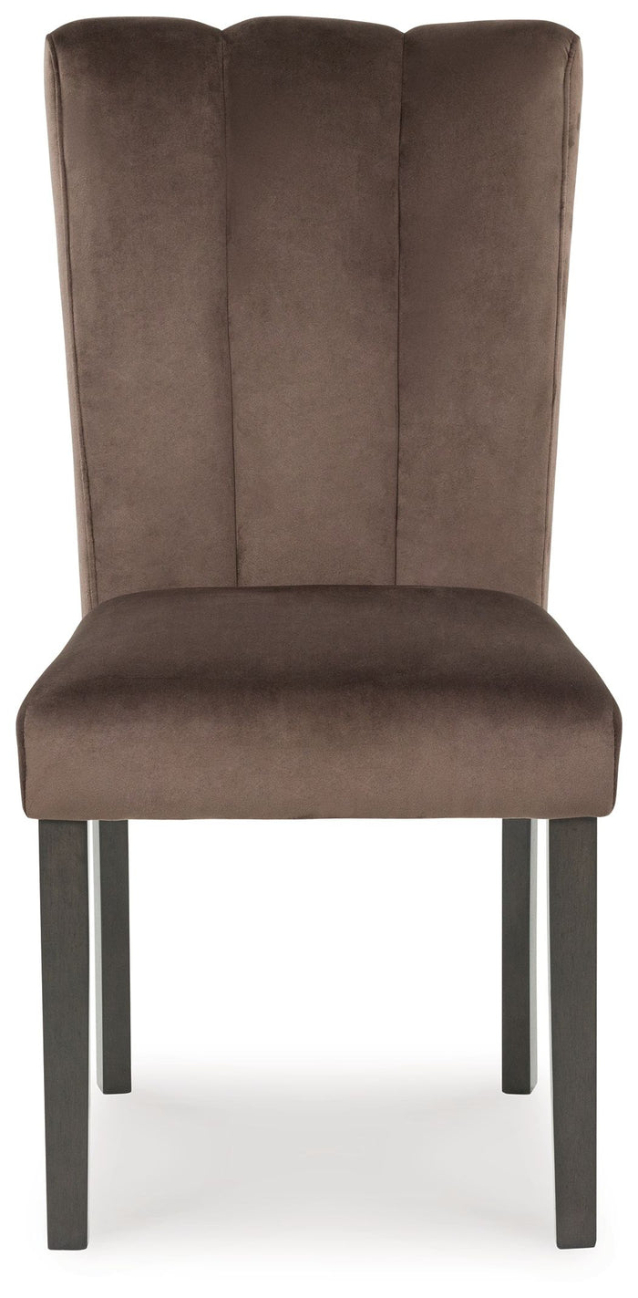 Jeshina - Mocha - Dining Upholstered Side Chair (Set of 2) by Signature Design by Ashley® | Bel Furniture