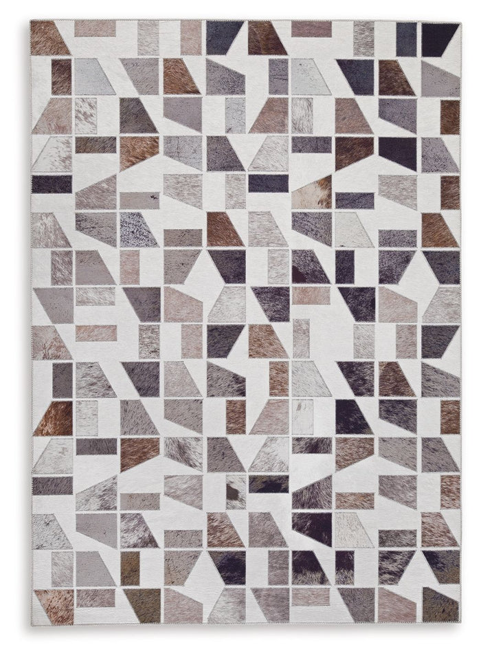 Jettner - Area Rug White 5' x 7' by Signature Design by Ashley® | Bel Furniture