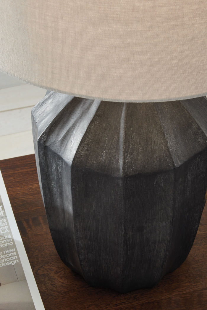 Jilton - Black - Poly Table Lamp by Signature Design by Ashley® | Bel Furniture