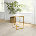 Joel - Mid Century Modern Luxury Upholstered Stool - view 3