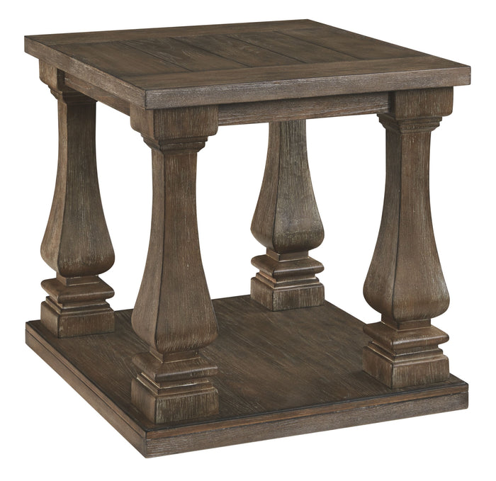Johnelle - Gray - Rectangular End Table by Signature Design by Ashley® | Bel Furniture