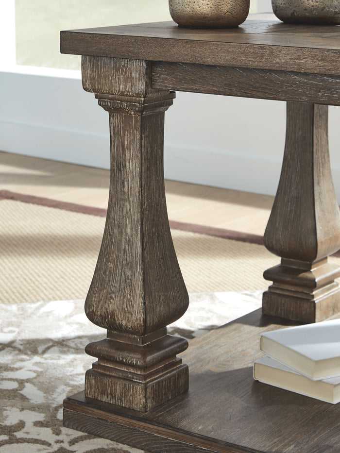 Johnelle - Gray - Rectangular End Table by Signature Design by Ashley® | Bel Furniture