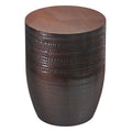 Johnsen - Handcrafted Large Metal Accent Table - view 4