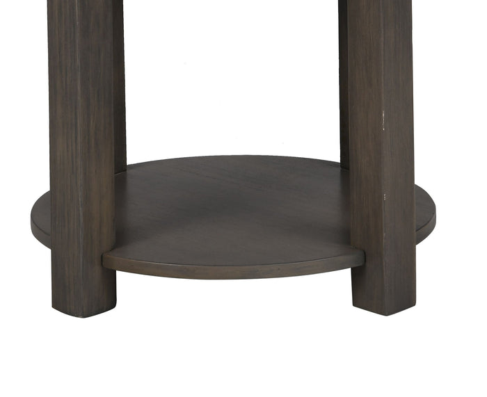 Jonah - MDF End Table With USB Ports - Light Brown by Lilola Home | Bel Furniture