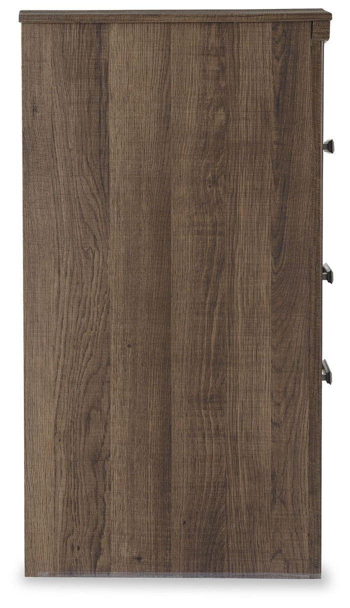 Juararo - Dark Brown - Two Drawer Night Stand by Signature Design by Ashley® | Bel Furniture