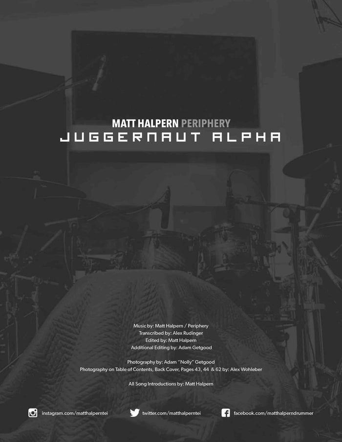 Printed Drum Book, Digital Drum Book