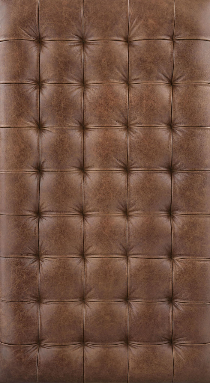 Junsor - Cocktail Ottoman - Brown / Black