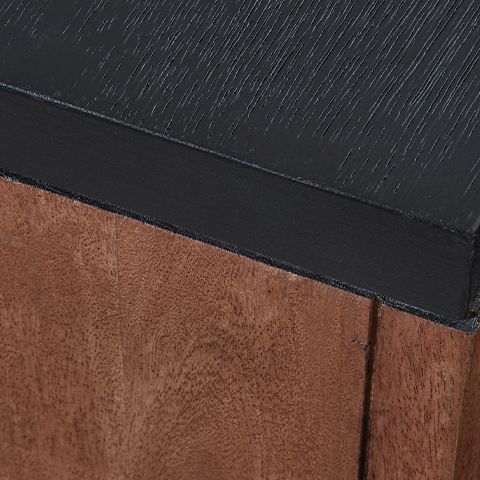 Kallari - Chair Side End Table - Warm Brown / Black - view 3