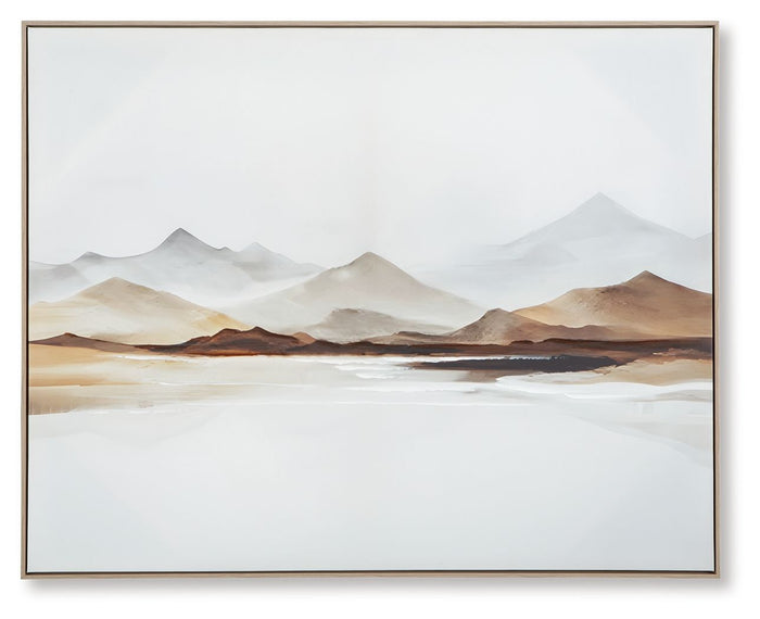 Karalen - White / Gray / Brown - Wall Art by Signature Design by Ashley® | Bel Furniture