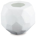 Karenton - Vase White 8''W x 8''D x 8''H by Signature Design by Ashley® | Bel Furniture