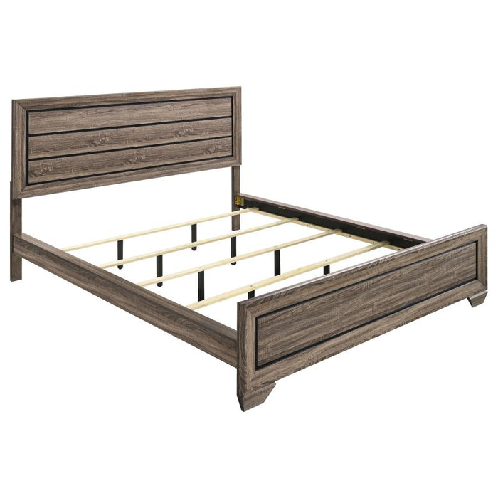 Kauffman - Wood Panel Bed
