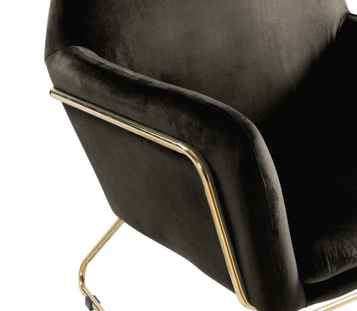 Keira - Accent Chair With Metal Base - view 5