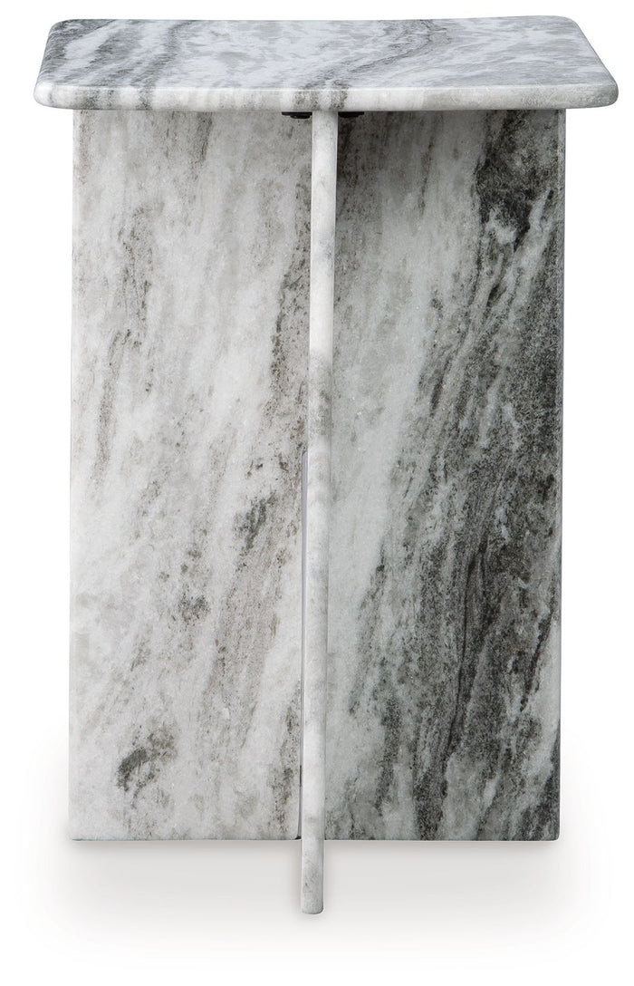 Keithwell - Gray - Square Accent Table by Signature Design by Ashley® | Bel Furniture