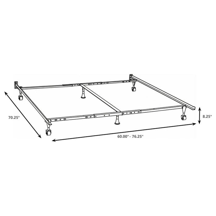 Kerns - Queen Or Eastern King Or California King Bed Frame - Black