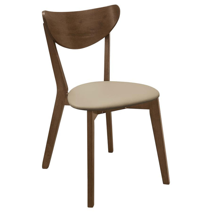 Kersey - Curved Wood Dining Side Chair (Set of 2) - Chestnut