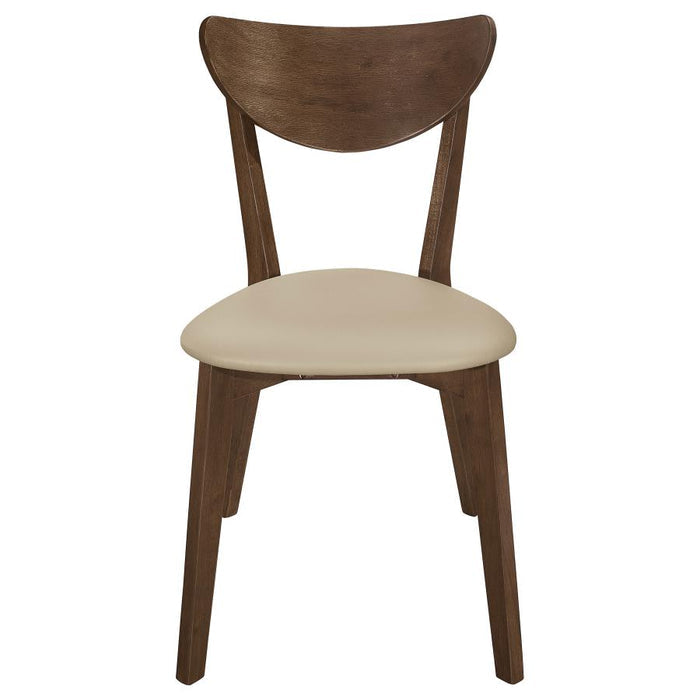 Kersey - Curved Wood Dining Side Chair (Set of 2) - Chestnut