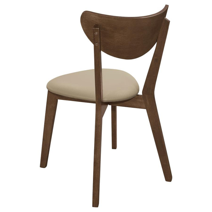 Kersey - Curved Wood Dining Side Chair (Set of 2) - Chestnut