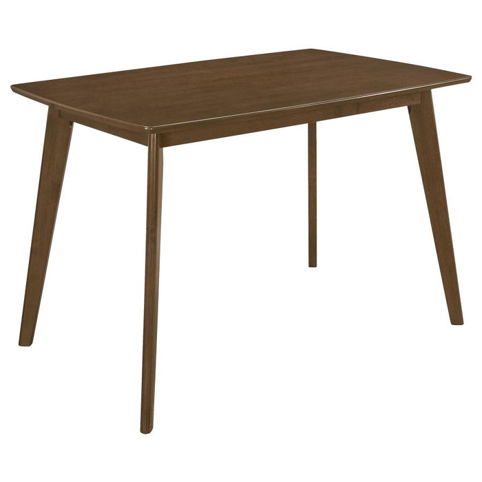 Kersey Rectangular Wood Dining Table Chestnut