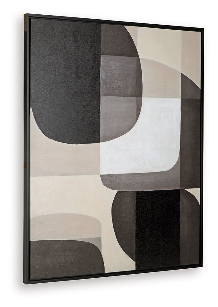 Kesleigh - Wall Art - Black / White - view 5