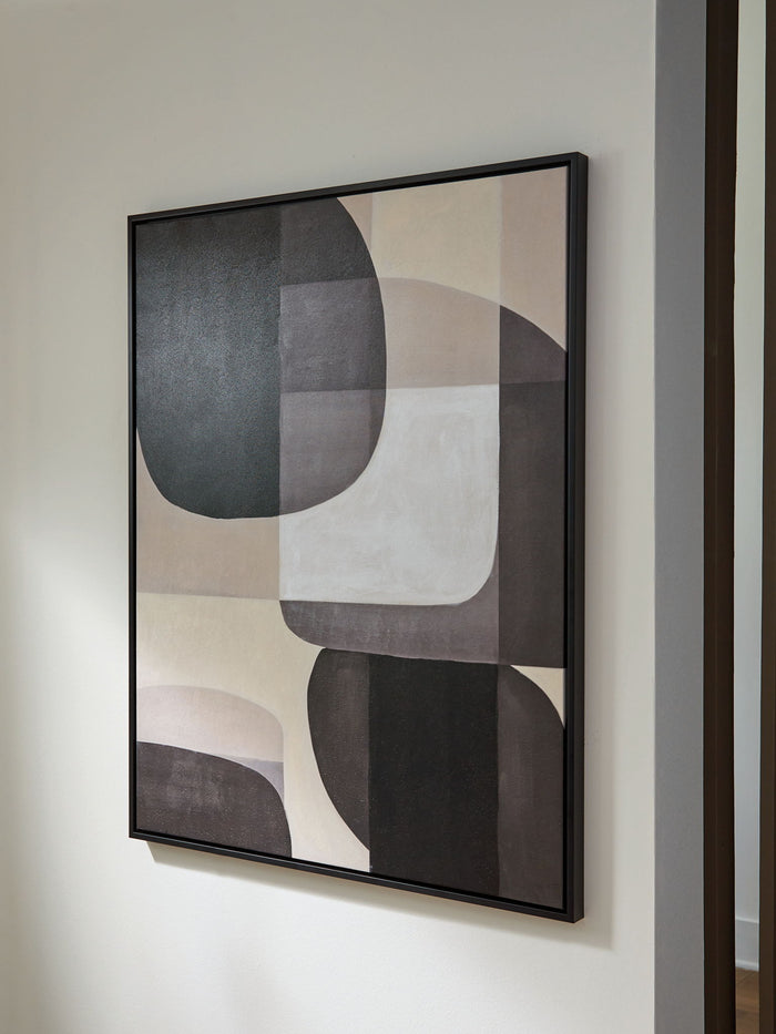 Kesleigh - Wall Art - Black / White - view 8