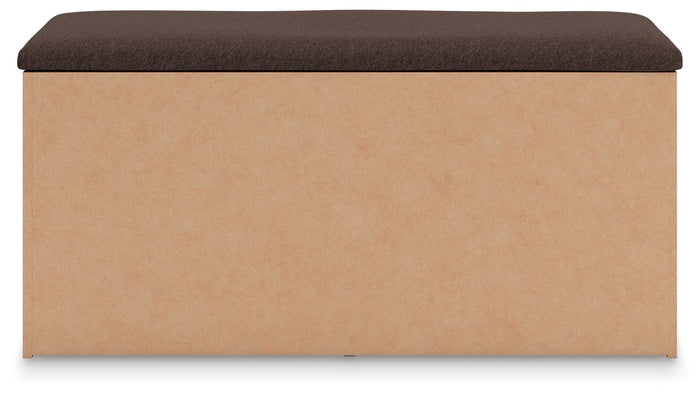Kinlanni - Bedroom Upholstered Storage Bench - Tan / Brown - view 3