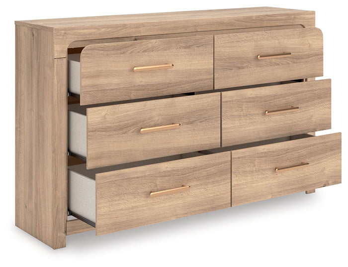 Kinlanni - Six Drawer Dresser - view 4