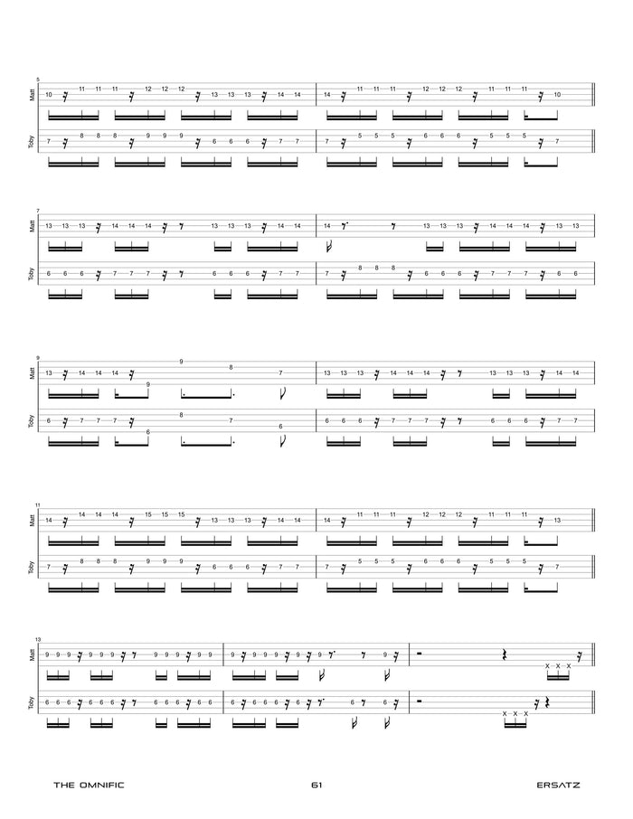 Printed Bass Book, Digital Bass Book