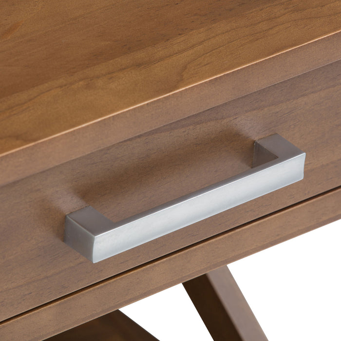 Kitchener - End Table - Medium Saddle Brown by Simpli-Home | Bel Furniture