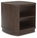 Korestone - Dark Brown - Square End Table by Signature Design by Ashley® | Bel Furniture